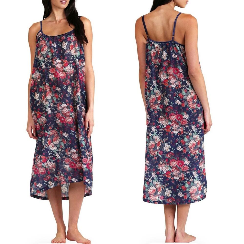 Papinelle Grace Maxi Strappy Sleeveless Long Nightie chemise sz XS